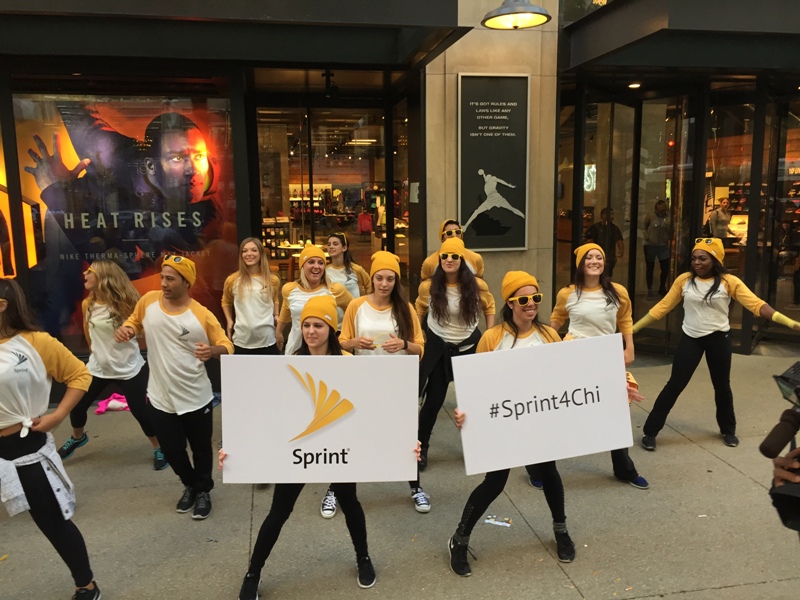 Sprint Flash Mob Chicago